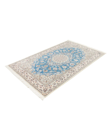Tappeto Nain 9La Persia bianco blu 130x206
