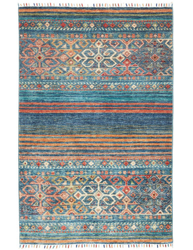 Rubin 97x152 Cm Rubin Pakistan Hand-carded Wool Cotton