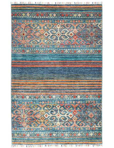Rubin 97x152 Cm Rubin Pakistan Hand-carded Wool Cotton