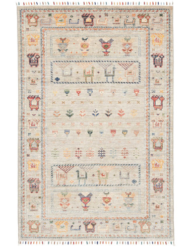 Tappeto Rubin Pakistan 98x155 Beige Di Terracot