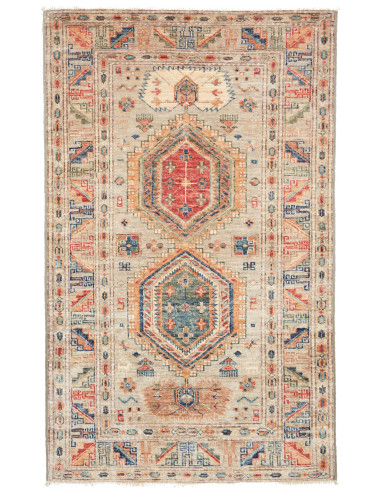 Kazak Fine 76x127 Cm Kazak Fine, Pakistan, Hand-carded Wool,