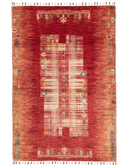 Siva 100x147 Cm Siva, Pakistan, Lana Cardata A Mano, Cotone,