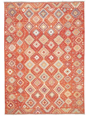 Kilim 206x289 Cm Kilim Afghanistan Hand-carded Wool 0.3