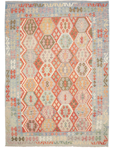Kilim 214x299 Cm Kilim Afghanistan Hand-carded Wool Cotton