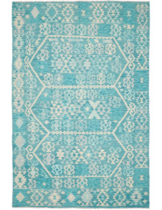 Kilim 200x302 Cm Kilim Afghanistan Hand-carded Wool Cotton