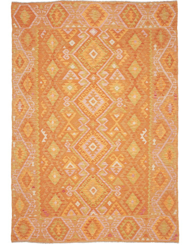 Kilim 202x293 Cm Kilim, Afghanistan, Lana Cardata A Mano,