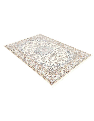 Tappeto Nain 9La Persia beige azzurro 138x204