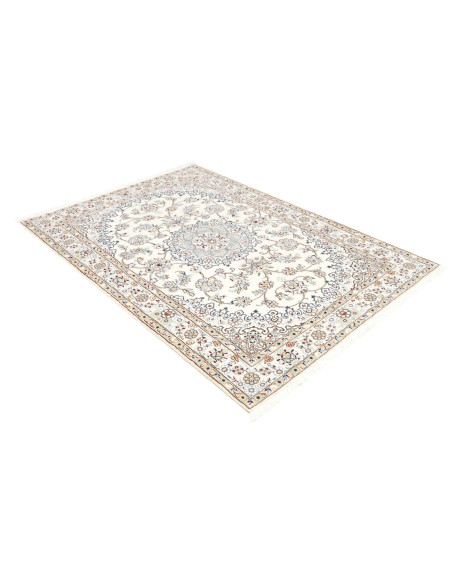 Tappeto Nain 9La Persia beige azzurro 138x204