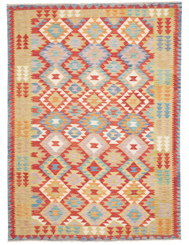 Kilim 180x244 Cm Kilim, Afghanistan, Hand-carded Wool,