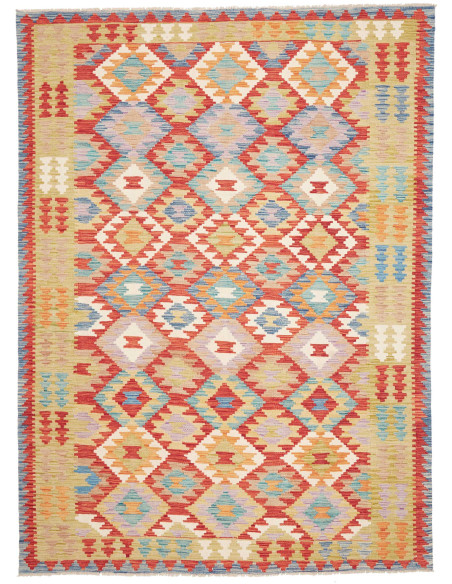 Kilim 180x244 Cm Kilim, Afghanistan, Hand-carded Wool,