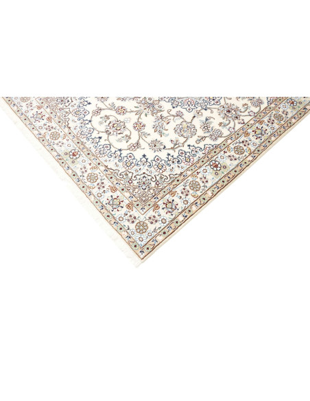 Tappeto Nain 9La Persia beige azzurro 138x204