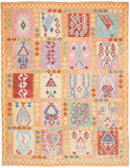 Kilim 182x230 Cm Kilim, Afghanistan, Lana Cardata A Mano