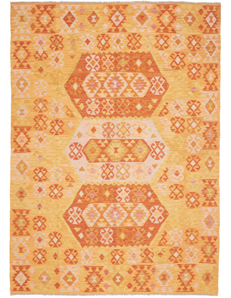 Kilim 177x250 Cm Kilim Afghanistan Lana Cardata A Mano