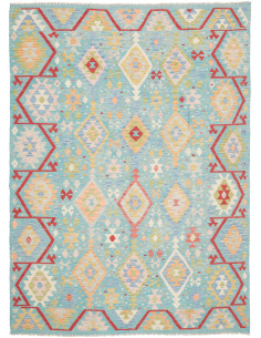 Kilim 175x243 Cm Kilim Afghanistan Hand-carded Wool Cotton