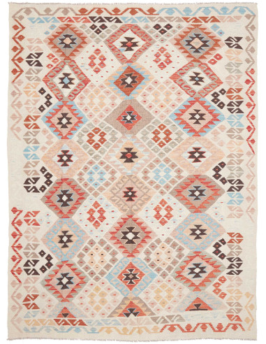 Kilim 185x252 Cm Kilim, Afghanistan, Hand-carded Wool (warp: