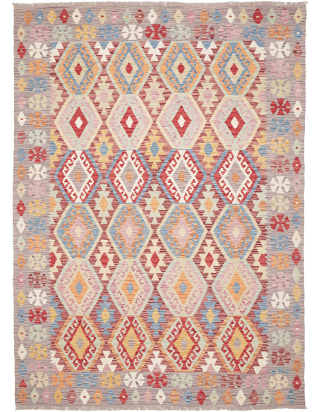 Kilim 169x248 Cm Kilim Afghanistan, Lana Cardata A Mano,