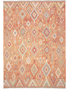 Kilim 175x249 Cm Kilim Afgano In Lana Cardata A Mano
