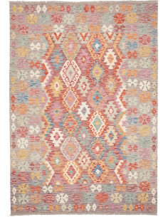 Kilim 174x241 Cm Kilim Afghanistan, Lana Cardata A Mano,