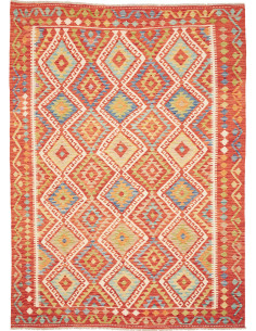 Kilim 169x246 Cm Kilim Afghanistan, Hand-carded Wool (warp: