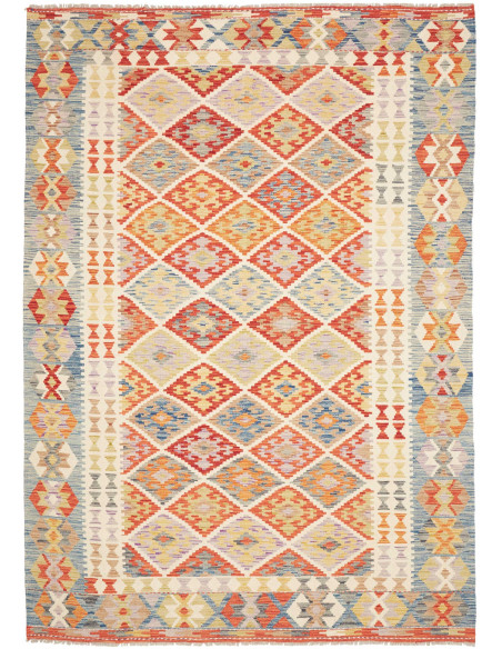 Kilim 178x247 Cm Kilim, Afghanistan, Hand-carded Wool (warp: