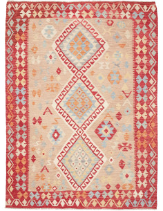 Kilim 173x235 Cm Kilim Afghanistan Lana Cardata A Mano