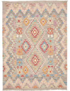 Kilim 149x201 Cm Kilim, Afghanistan, Lana Cardata A Mano