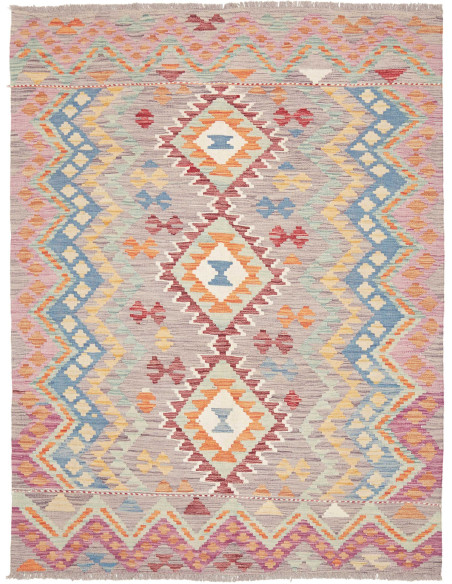 Kilim 148x199 Cm Kilim, Afghanistan, Hand-carded Wool (warp: