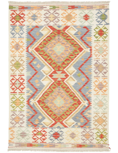 Kilim 123x178 Cm Kilim, Afghanistan, Hand-carded Wool (warp: