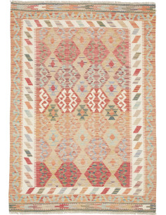 Kilim 126x178 Cm Kilim, Afghanistan, Hand-carded Wool,