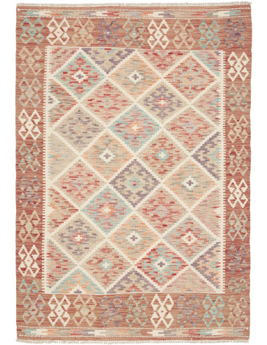Kilim 122x172 Cm Kilim, Afghanistan, Hand-carded Wool (warp: