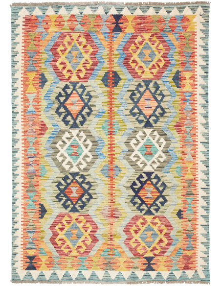 Kilim 106x149 Cm Kilim, Afghanistan, Hand-carded Wool