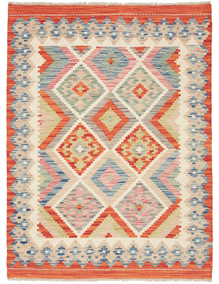 Kilim 106x139 Cm Kilim, Afghanistan, Hand-carded Wool,