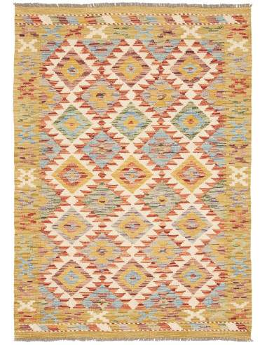 Kilim 104x145 Cm Kilim Afghanistan Lana Cardata A Mano