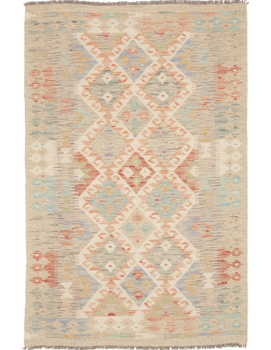Kilim 103x155 Cm Kilim, Afghanistan, Lana Cardata A Mano