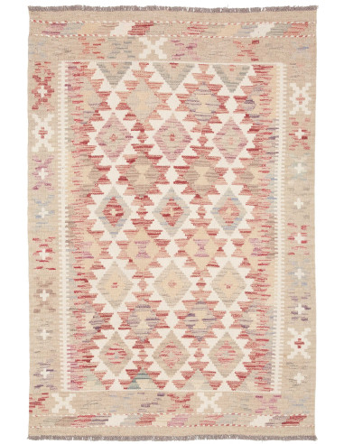 Kilim 99x146 Cm Kilim, Afghanistan, Hand-carded Wool (warp: