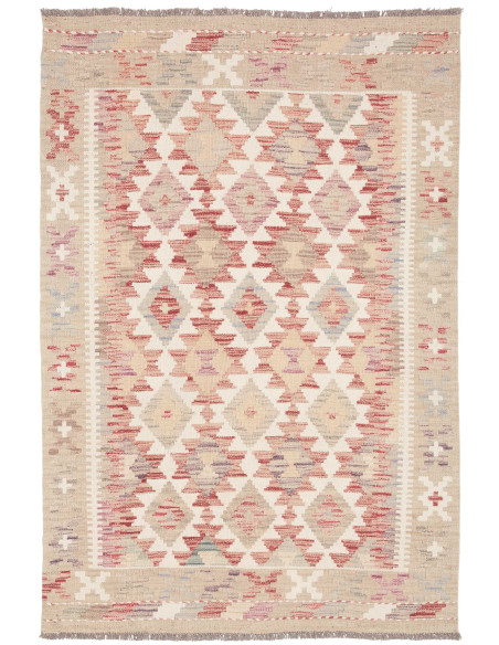 Kilim 99x146 Cm Kilim, Afghanistan, Hand-carded Wool (warp: