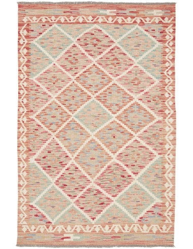 Kilim 102x152 Cm Kilim Afghanistan, Hand-carded Wool,