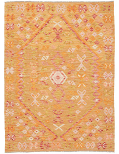 Kilim 129x176 Cm Kilim Afghanistan Lana Cardata A Mano
