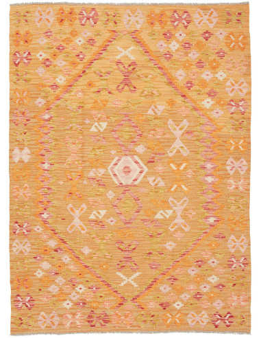Kilim 129x176 Cm Kilim Afghanistan Hand-carded Wool