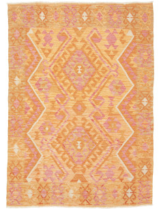 Kilim 127x176 Cm Kilim, Afghanistan, Hand-carded Wool (warp: