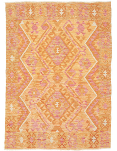 Kilim 127x176 Cm Kilim, Afghanistan, Hand-carded Wool (warp: