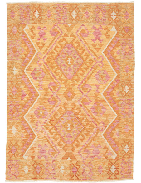 Kilim 127x176 Cm Kilim, Afghanistan, Lana Cardata A Mano