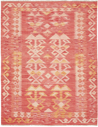 Kilim 135x172 Cm Kilim, Afghanistan, Lana Cardata A Mano