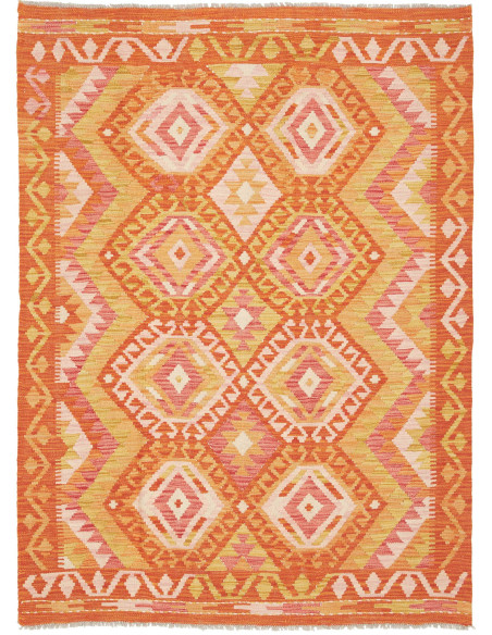 Kilim 129x177 Cm Kilim Afghanistan Hand-carded Wool