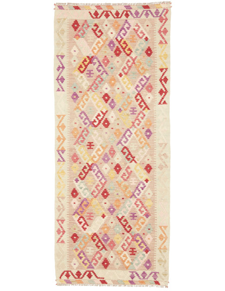 Kilim 79x190 Cm Kilim Afghanistan Hand-carded Wool Cotton