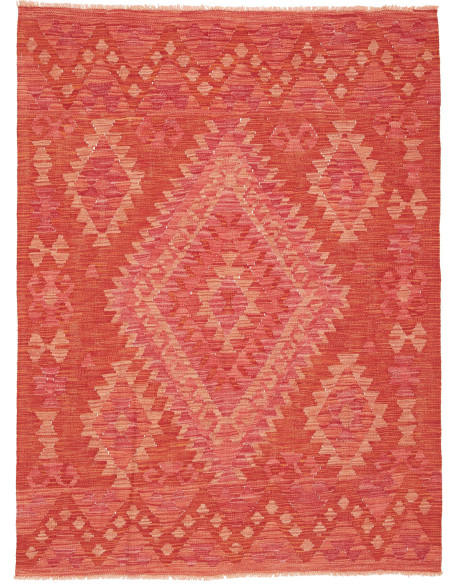Kilim 126x170 Cm Kilim, Afghanistan, Hand-carded Wool (warp: