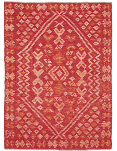 Kilim 130x179 Cm Kilim, Afghanistan, Hand-carded Wool (warp: