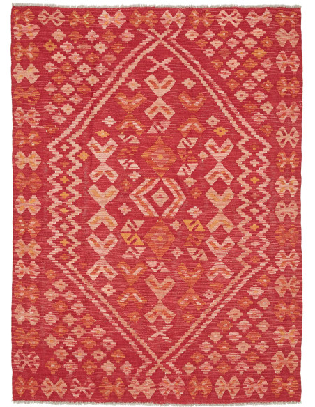 Kilim 130x179 Cm Kilim, Afghanistan, Hand-carded Wool (warp: