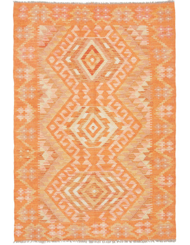 Kilim 104x150 Cm Kilim, Afghanistan, Hand-carded Wool (warp: