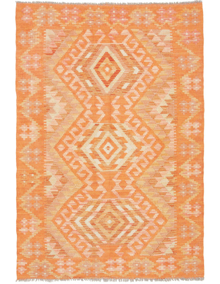 Kilim 104x150 Cm Kilim, Afghanistan, Hand-carded Wool (warp: